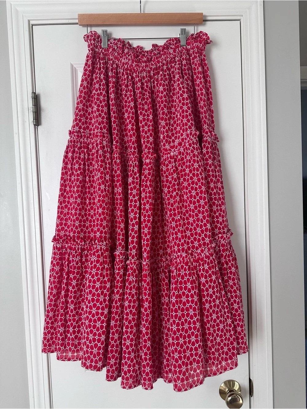 Lisa Marie Fernandez Skirt - Tiered Maxi Skirt - Size Medium